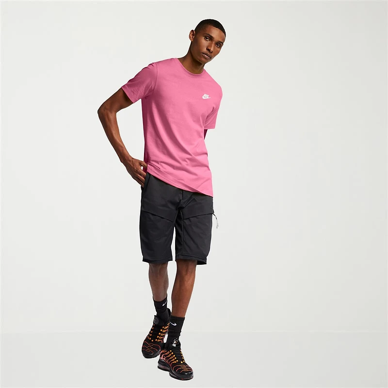 Nike Embroidered Logo Mens Crew Neck Short Sleeve Active T-Shirt