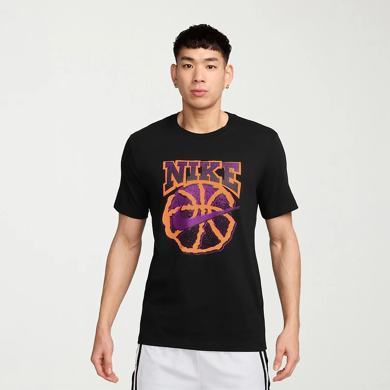 Nike Mens Crew Neck Short Sleeve Regular Fit Graphic T-Shirt