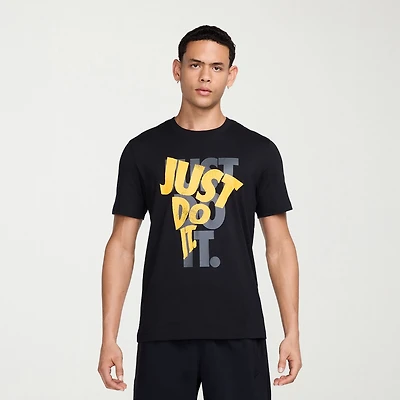 Nike Just Do It Mens Crew Neck Short Sleeve Regular Fit Graphic T-Shirt