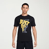 Nike Just Do It Mens Crew Neck Short Sleeve Regular Fit Graphic T-Shirt