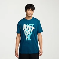 Nike Just Do It Mens Crew Neck Short Sleeve Regular Fit Graphic T-Shirt