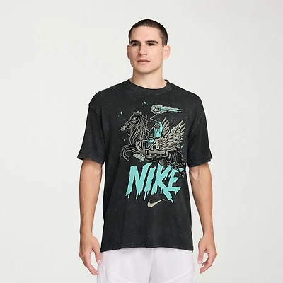 Nike Mens Crew Neck Short Sleeve Regular Fit Graphic T-Shirt