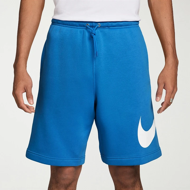 Nike Fleece Mens 11" Mid Rise Workout Shorts