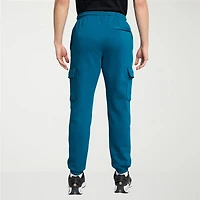 Nike Fleece Mens Cuffed Mid Rise Regular Fit Active Cargo Pant