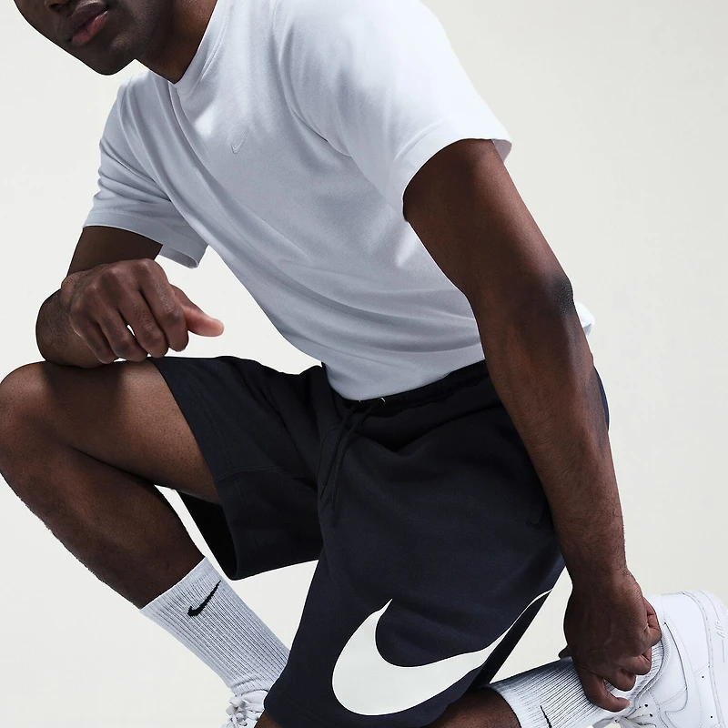 Nike Club Fleece Mens Mid Rise 11" Basketball Short