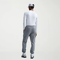 Nike Fleece Mens Cuffed Mid Rise Regular Fit Active Cargo Pant