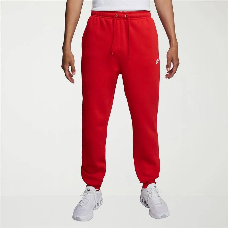 Nike Mens Cuffed Mid Rise Regular Fit Fleece Active Jogger Pant