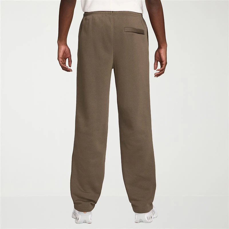 Nike Fleece Mens Straight Mid Rise Regular Fit Workout Pant