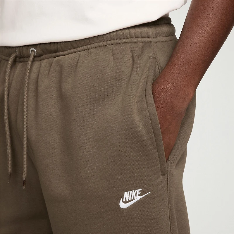 Nike Fleece Mens Straight Mid Rise Regular Fit Workout Pant