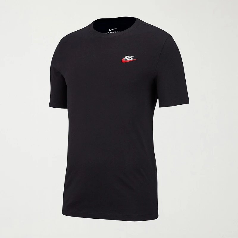 Nike Club Embroidered Logo Mens Crew Neck Short Sleeve Active Big and Tall T-Shirt