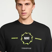 Nike Mens Crew Neck Short Sleeve Regular Fit Big and Tall Graphic T-Shirt