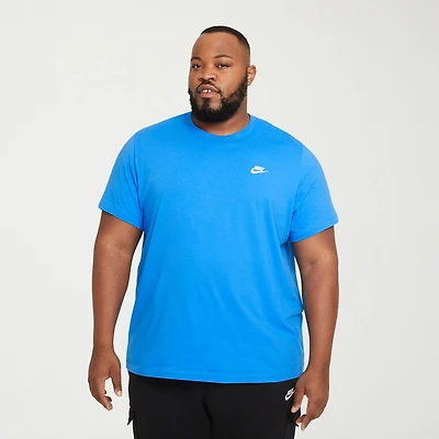 Nike Mens Crew Neck Short Sleeve Embroidered Active Big and Tall T-Shirt
