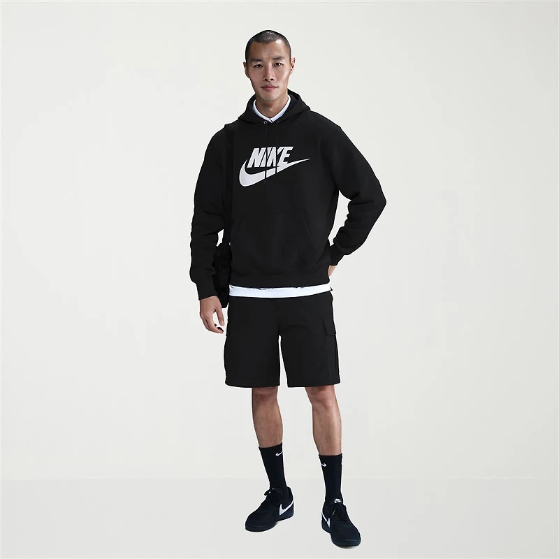 Nike Mens Long Sleeve Fleece Active Big and Tall Hoodie
