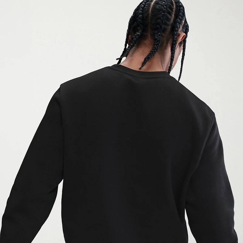 Nike Club Fleece Mens Crew Neck Long Sleeve Big and Tall Sweatshirt