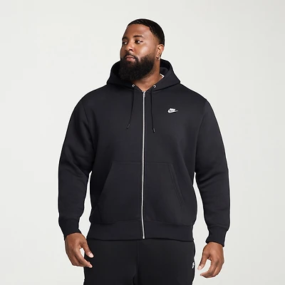 Nike Mens Long Sleeve Fleece Zipper Active Big and Tall Hoodie