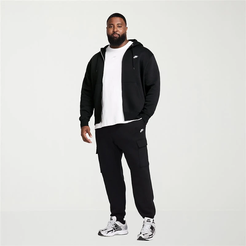 Nike Club Fleece Mens Regular Fit Big and Tall Active Cargo Pant