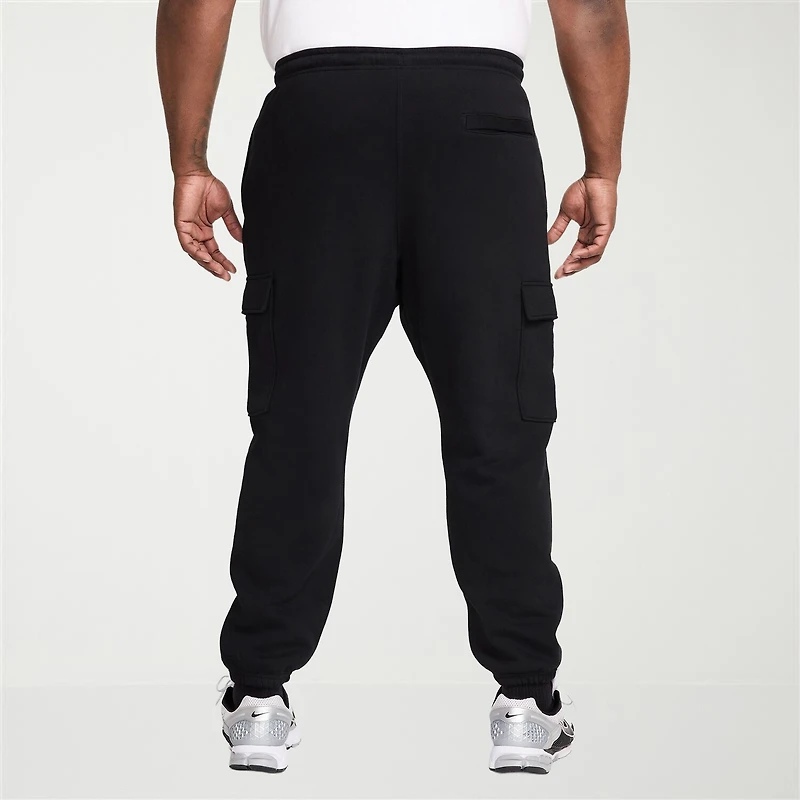 Nike Club Fleece Mens Regular Fit Big and Tall Active Cargo Pant