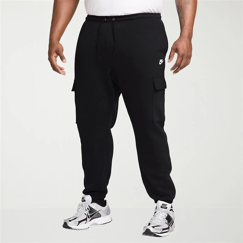 Nike Club Fleece Mens Regular Fit Big and Tall Active Cargo Pant