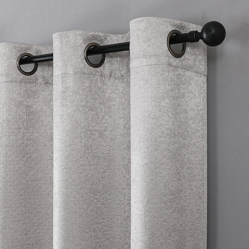 Rhys Grommet Top Blackout Set of 2 Curtain Panel