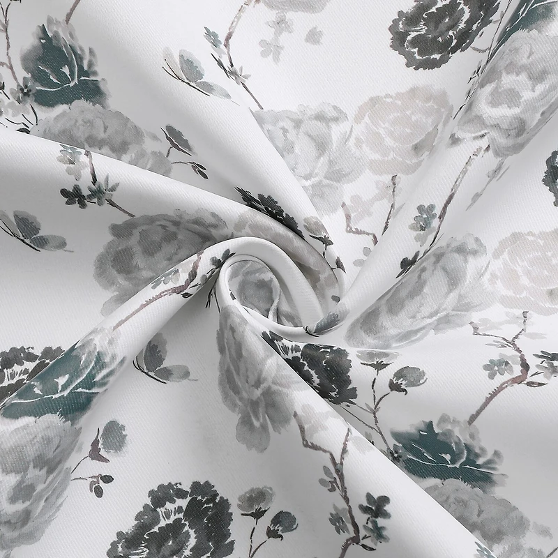 Odwin Printed Grommet Top Blackout Set of 2 Curtain Panel