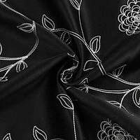 Constance Embroidered Grommet Top Blackout Set of 2 Curtain Panel