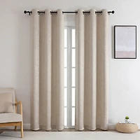Lara Grommet Top Blackout Set of 2 Curtain Panel