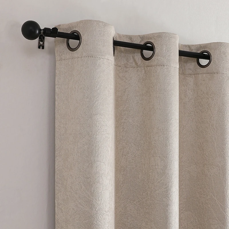 Lara Grommet Top Blackout Set of 2 Curtain Panel