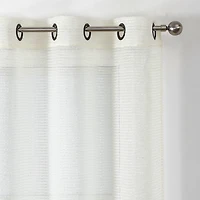 Hoboken Grommet Top Sheer Set of 2 Curtain Panel
