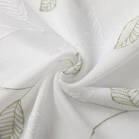 Esmeray Embroidered Grommet Top Sheer Set of 2 Curtain Panel