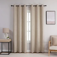 Cambrie Grommet Top Blackout Set of 2 Curtain Panel