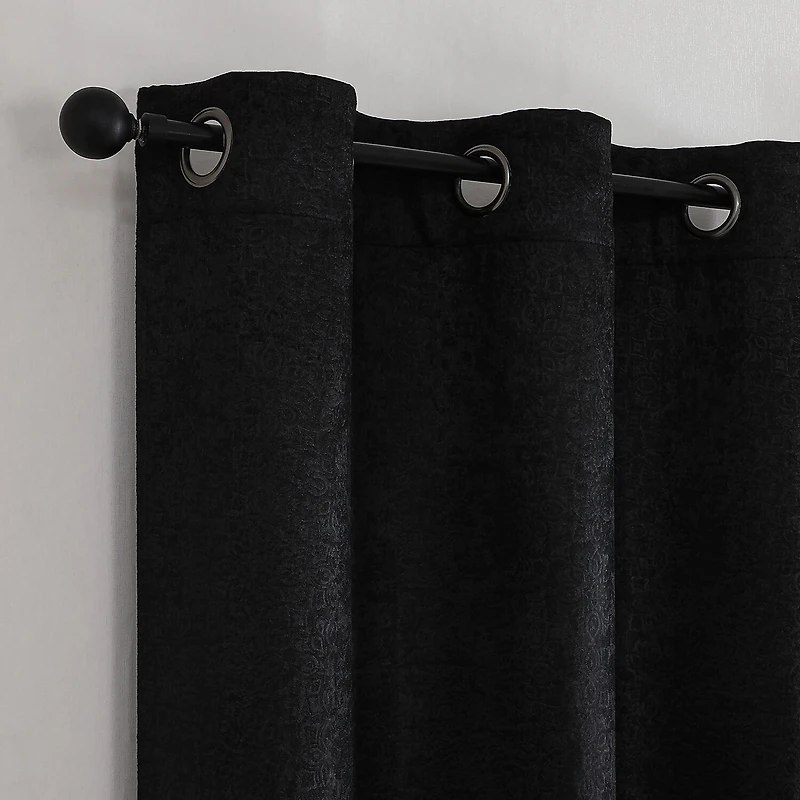 Starltt Grommet Top Blackout Set of 2 Curtain Panel