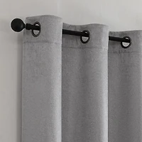 Starltt Grommet Top Blackout Set of 2 Curtain Panel