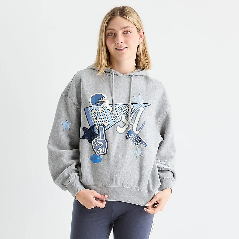Arizona Womens Juniors Hooded Long Sleeve Sweatshirt