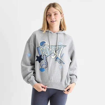 Arizona Womens Juniors Hooded Long Sleeve Sweatshirt