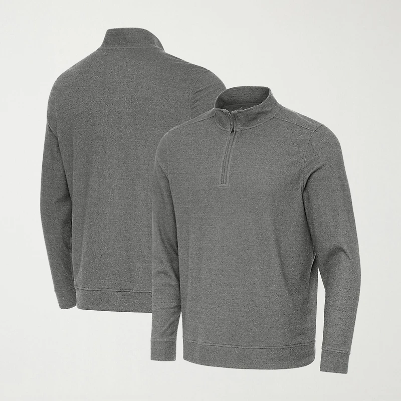 Antigua Mens Long Sleeve Active Quarter-Zip Pullover