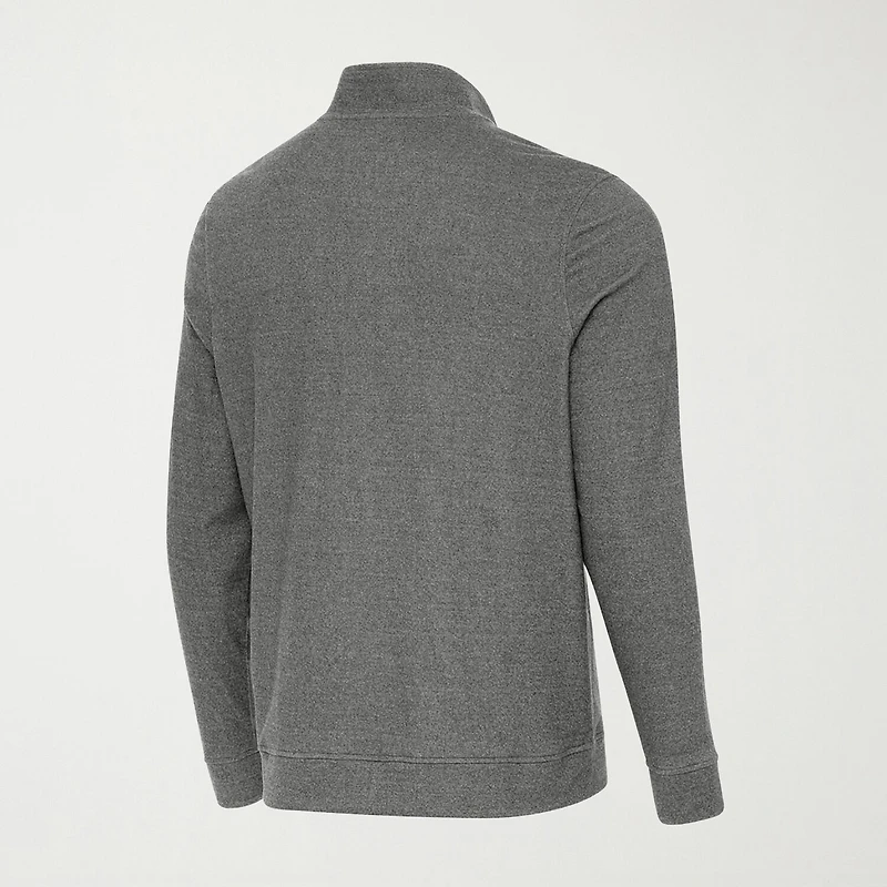 Antigua Mens Long Sleeve Active Quarter-Zip Pullover