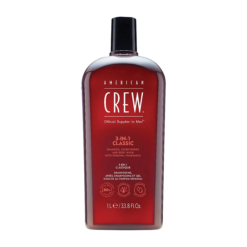 American Crew 3 In 1 Shampoo 33.8 oz.