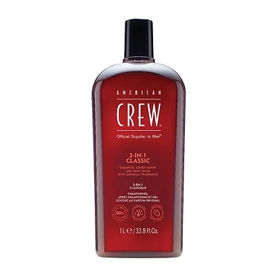 American Crew 3 In 1 Shampoo 33.8 oz.