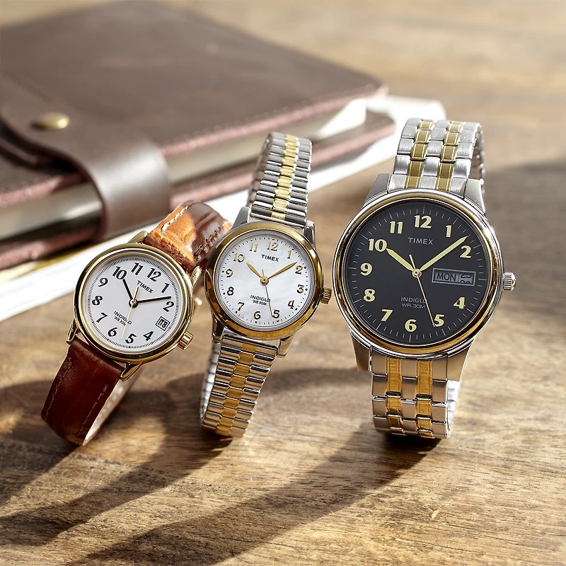 Timex® Easy Reader Womens Gold-Tone Watch