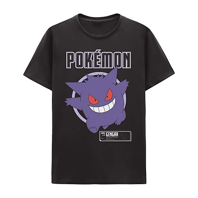 Mens Short Sleeve Regular Fit Pokemon Graphic T-Shirt
