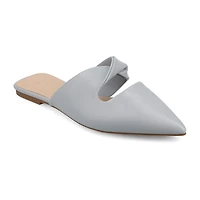 Journee Collection Enniss Womens Pointed Closed Toe Mules