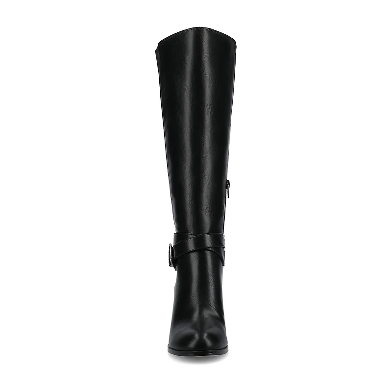 Journee Collection Womens Stacked Heel Dress Boots