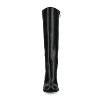 Journee Collection Womens Romilly Stacked Heel Dress Boots