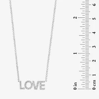 Effy Final Call Limited Quantities! Womens 1/ CT. T.W. Natural White Diamond Sterling Silver Inch Pendant Necklace