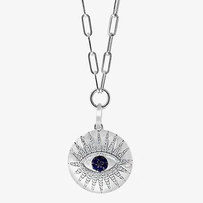 Effy Final Call Limited Quantities! Womens 3/8 CT. T.W. Natural Black Diamond Sterling Silver Round 18 Inch Pendant Necklace