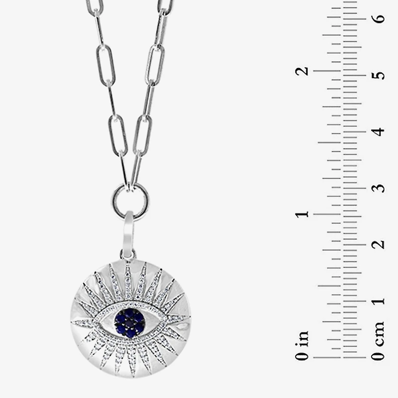 Effy Final Call Limited Quantities! Womens 3/8 CT. T.W. Natural Black Diamond Sterling Silver Round 18 Inch Pendant Necklace