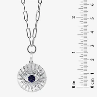 Effy Final Call Limited Quantities! Womens 3/8 CT. T.W. Natural Black Diamond Sterling Silver Round 18 Inch Pendant Necklace