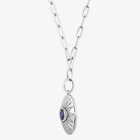 Effy Final Call Limited Quantities! Womens 3/8 CT. T.W. Natural Black Diamond Sterling Silver Round 18 Inch Pendant Necklace
