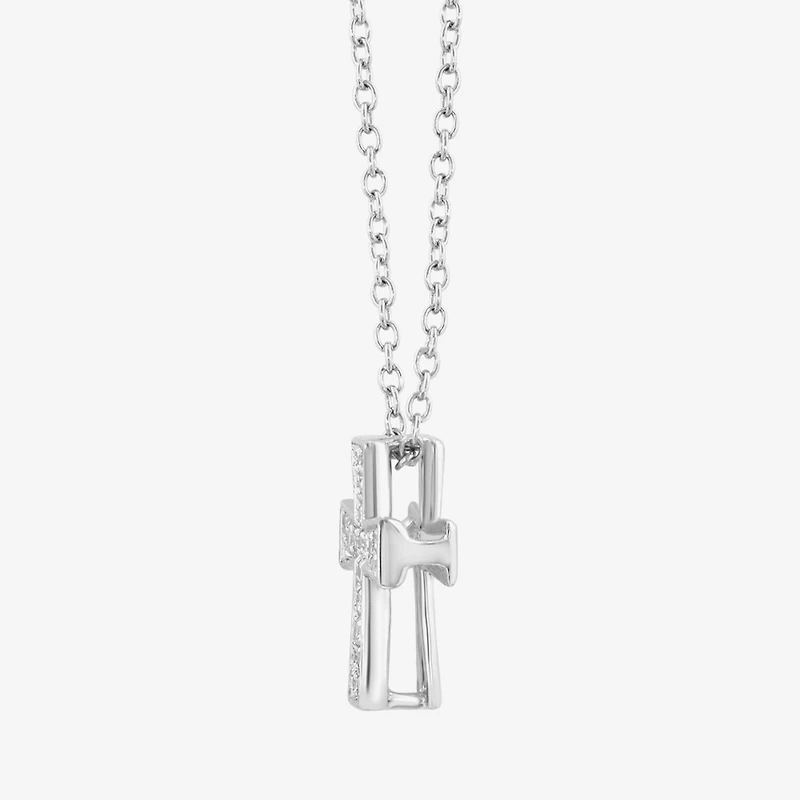 Effy Final Call Limited Quantities! Womens Diamond Accent Natural White Diamond Sterling Silver 18 Inch Pendant Necklace