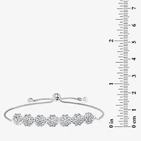 Effy Final Call Limited Quantities! Womens 1/2 CT. T.W. Natural White Diamond Sterling Silver Bolo Bracelet
